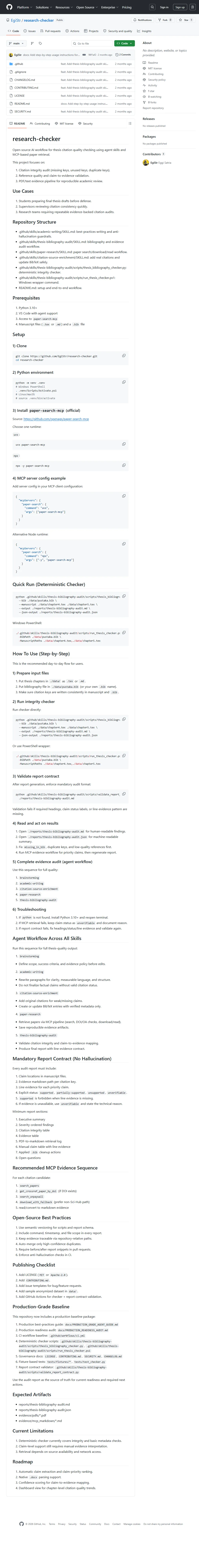 Research Checker