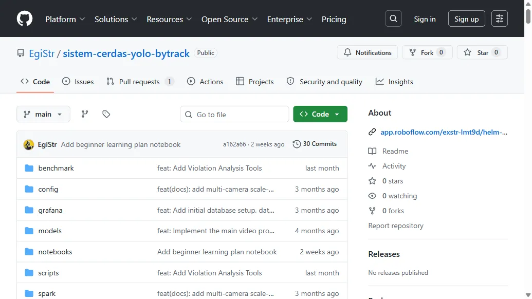 Sistem Cerdas YOLO + ByteTrack